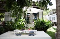 Villa mit Gartenblick