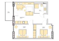 Two-Bedroom Apartment "Schienerberg" river view