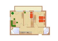 Appartamento Mitterspitz con 2 Camere da Letto