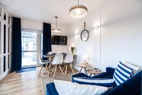 Niebieskie Apartamenty Rowy Apartament z klimatyzacją 100 m do plaży - Chambres d'hôtes Rowy