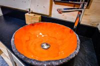 Chalet without fireplace