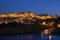 MAS DES VIGNES - View Cité de Carcassonne - Ferienwohnung Carcassonne