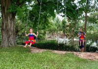 Familienzimmer mit Gartenblick