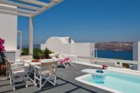 Apartment mit 2 Schlafzimmern und eingeschränktem Blick auf die Caldera