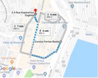 Charmant studio climatisé à 300m du port. Refait à neuf. - B&B Bastia