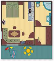 Apartment with Garden View