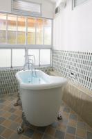 Japanese-Style Family Room with Open-Air Bath