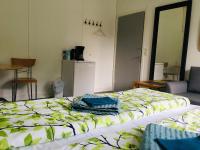 Chambre Double ou Lits Jumeaux avec Salle de Bains Commune