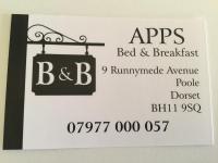 B&B Poole - Apps B&B - Bed and Breakfast Poole