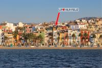 La Vila Feliz, gemütliche private Duplex-Ferienwohnung im typischen Fischerhaus mit fantastischem Meerblick - B&B Villajoyosa