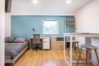 Studio mit Gartenblick