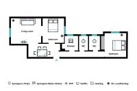 Apartamento de 2 dormitorios