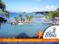 B&B Le Gosier - Ti Bleu • Studio vue mer & accès plage - Bed and Breakfast Le Gosier