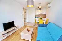 Apartment mit 1 Schlafzimmer, Balkon und seitlichem Meerblick