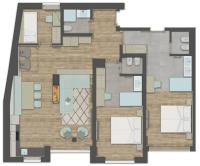 Appartement met Uitzicht op het Gebergte