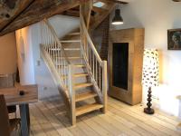 Ruhig & Idyllisch - Schloss Lelkendorf - Maisonette-Apartment Ulrichshusen mit Dachterrrasse, Mecklenburger Seenplatte mit Dachterrasse, Nähe Ostsee - Chambres d'hôtes Lelkendorf