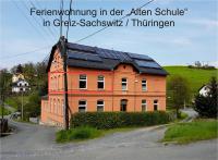 B&B Greiz - Ferienwohnung West - Alte Schule Sachswitz - Bed and Breakfast Greiz