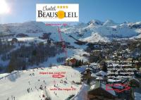 Chalet Beausoleil 4 étoiles - jacuzzi - au pied des pistes - domaine les sybelles - Bed and Breakfast Saint-Sorlin-d'Arves