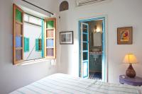 Dreibettzimmer mit Gartenblick