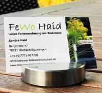 Ferienwohnung Haid Bodensee, Umgebung Bodman-Ludwigshafen, Radolfzell, Überlingen, Luxus FeWo Haid - B&B Stockach