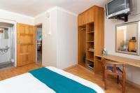 Zimmer mit Queensize-Bett und Bergblick