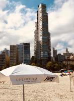 Unlimited Ocean Front - Frente à Praia Vista Mar Hidromassagem 2 Piscinas Climatizadas 2 Saunas Seca e Úmida Wi-Fi 350MB - Ferienwohnung Santos
