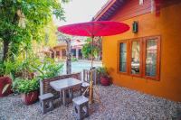 Familienbungalow mit Poolblick