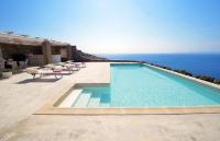 Spectacular sunset view villa at Melissaki - Chambres d’hôtes