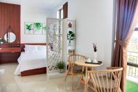 Studio mit Gartenblick