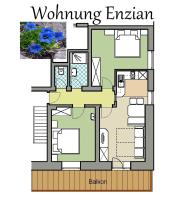 Appartement 2 Chambres avec Balcon