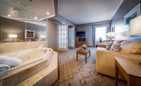 Deluxe King Suite with Jetted Tub and Living Room
