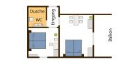 Chambre Familiale avec Terrasse