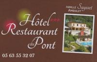 B&B Ambialet - Logis Hotel Restaurant du Pont - Bed and Breakfast Ambialet