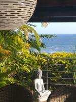 Suite INDIGO JACUZZI PRIVE PISCINE VUE MER acces cuisine laverie - Chambres d’hôtes Saint-Pierre