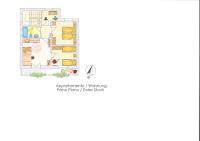 Apartment mit Balkon