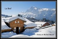 Demi-Chalet Le Bief --Prox pistes - B&B Les Carroz d'Araches