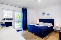 Apartament 2B Niebieskie Apartamenty Poddąbie z basenem krytym, odkrytym, salą zabaw, animacjami - Chambres d'hôtes Poddąbie