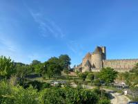 Camera Familiare con Vista Città Medievale 