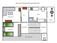 Ferienwohnung 14.sechs - Jahrhundertwende trifft Moderne - B&B Oberhausen