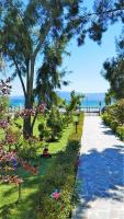 B&B Áno Váthia - Amarynthos Beachfront Vacation House with garden - Bed and Breakfast Áno Váthia