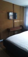 Kamer met 1 Groot Bed of 2 Aparte Bedden en Uitzicht op de Stad