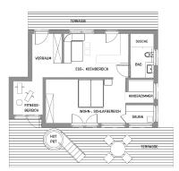 Chalet met 2 Slaapkamers