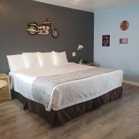 Habitación con cama extragrande.