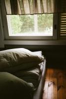 Waldhütte mit elektrischer Sauna