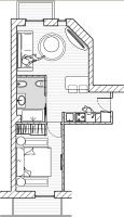 Appartement 1 Chambre avec Balcon et Vue sur la Ville
