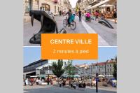 Luxury-Centre-Ville -Gare-netflix Wifi - B&B