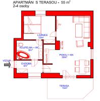 Appartamento con 1 Camera da Letto