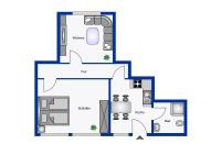Apartment mit 2 Schlafzimmern