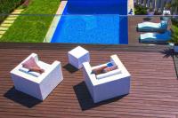 Lujosa villa vistas al mar y piscina climatiza - Chambres d'hôtes Sanxenxo