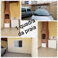 Casa Praia Grande - Guilhermina- 2 suítes com ar condicionado - Ferienwohnung Praia Grande